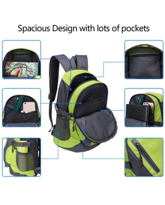 Camping Survivals Cycling Hiking Sports Fashion Backpack Fruit Green