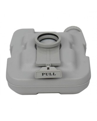 10L Portable Removable Flush Toilet with Double Outlet