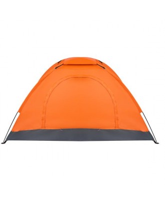 1-Person Waterproof Camping Dome Tent Automatic Pop Up Quick Shelter Outdoor Hiking Orange