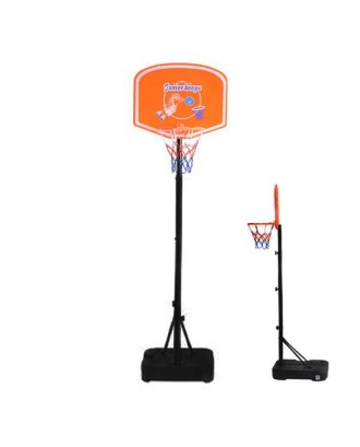 Kids Portable Basketball Stand (Rim Height 1.25-1.53m) Maximum Applicable Ball Diameter 5" Orange & Black & Blue