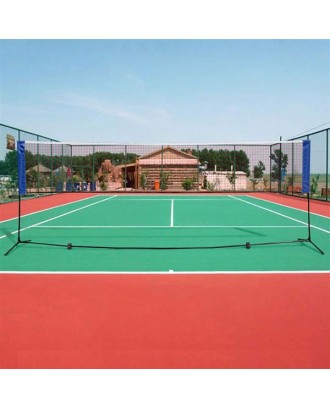 Portable Badminton Net Rack 4.2m Black & Blue