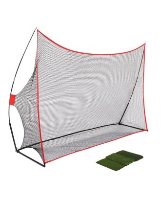 10'*7' Golf Training Net with Pad Red