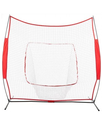 Baseball Train Net Rack Rebound Goal Red Sleevelet