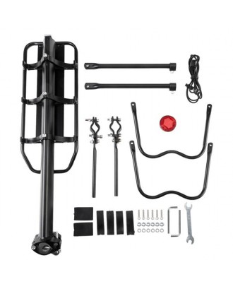 Portable Durable Quick Release Bicycle Luggage Rack Black