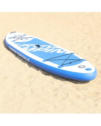 [US-W]KS-SP1007 10'10" Adult Inflatable SUP Stand Up Paddle Board White & Dark Blue & Black