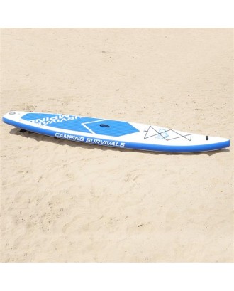 KS-SP1009 12' Adult Inflatable SUP Stand Up Paddle Board White & Blue