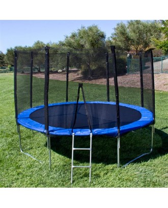 [YJJX] 14-foot circular outdoor trampoline (this product will be divided into 3 packages)