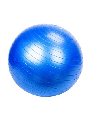 55cm 800g Gym/Household Explosion-proof Thicken Yoga Ball Smooth Surface Blue