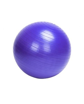 65cm 1050g Gym/Household Explosion-proof Thicken Yoga Ball Smooth Surface Purple