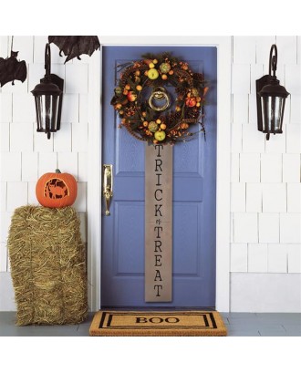 Artisasset TRICK OR TREAT Halloween Hanging Sign Holiday Wall Sign