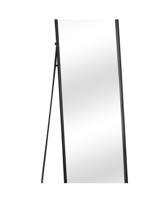 Artisasset Modern Black Full Length Dressing Floor Mirror with Free Stand