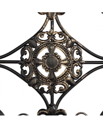 [US-W]41.5" Semi-Circular Retro Decorative Spanish Arch Wall Art Victorian Style Iron Ornament